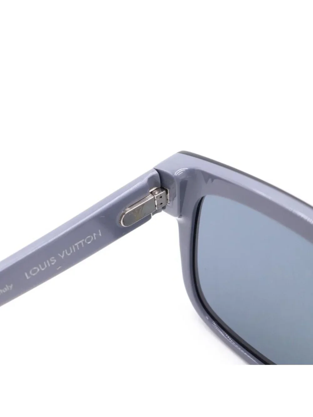 Louis Vuitton LV Logo Outer Super Sunglasses Acetate Blue Black Eyewear